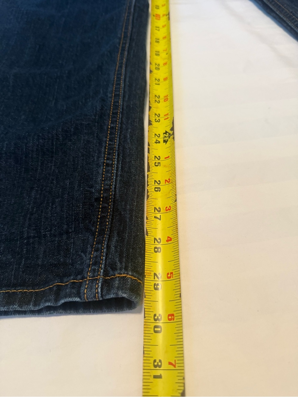 Levi's Men's Dark Blue Slim Straight Jeans with Leather Patch - Picture 5 of 11